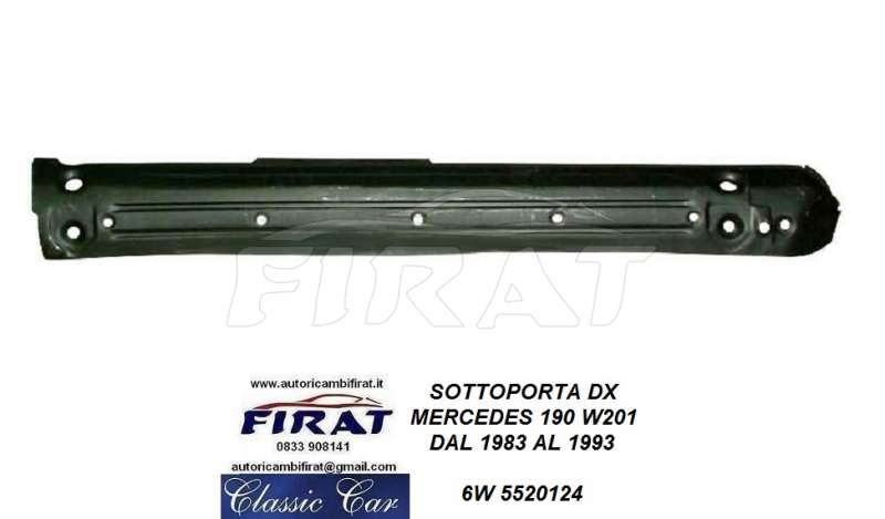SOTTOPORTA MERCEDES 190 DX